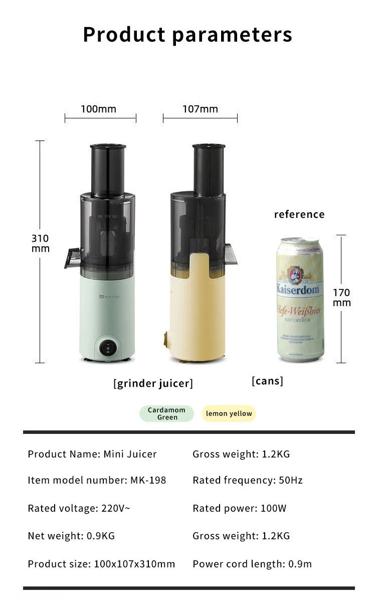 Blendease Pro Mini Slow Juicer